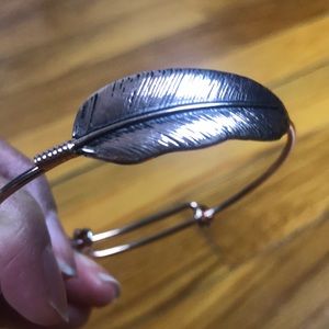 Rose Gold Leaf Bracelet